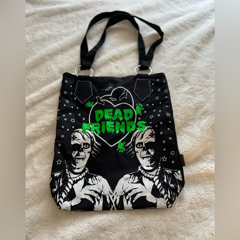 Hell Bunny Zombie Halloween Tote Bag